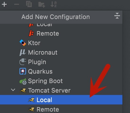 TomcatServer-Local