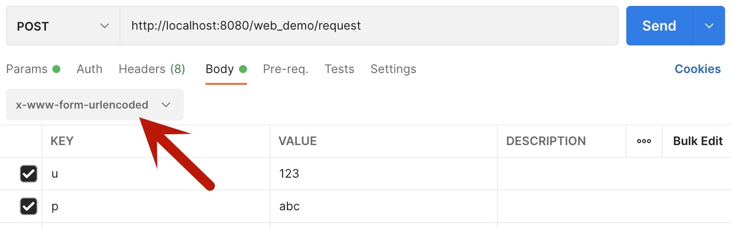 x-www-form-urlencoded