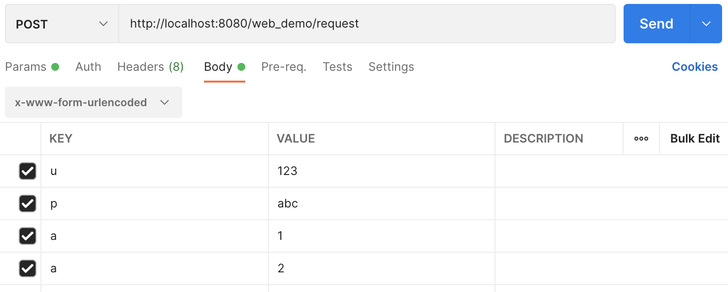 x-www-form-urlencoded
