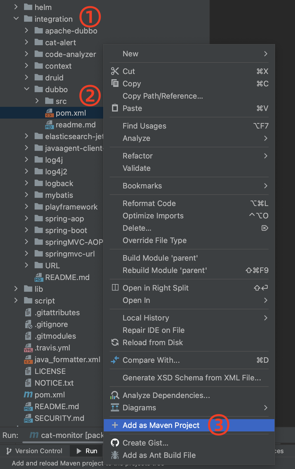 Add as Maven Project