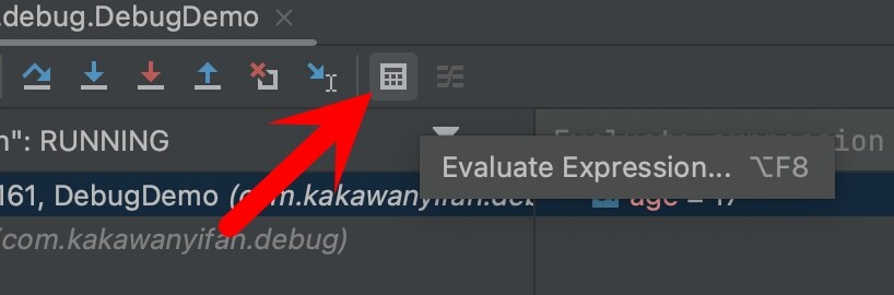 点击"执行表达式"