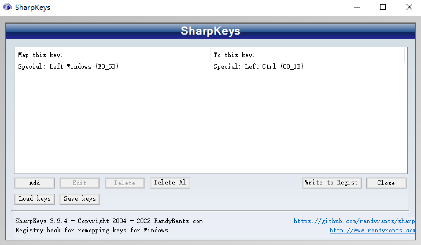 SharpKeys