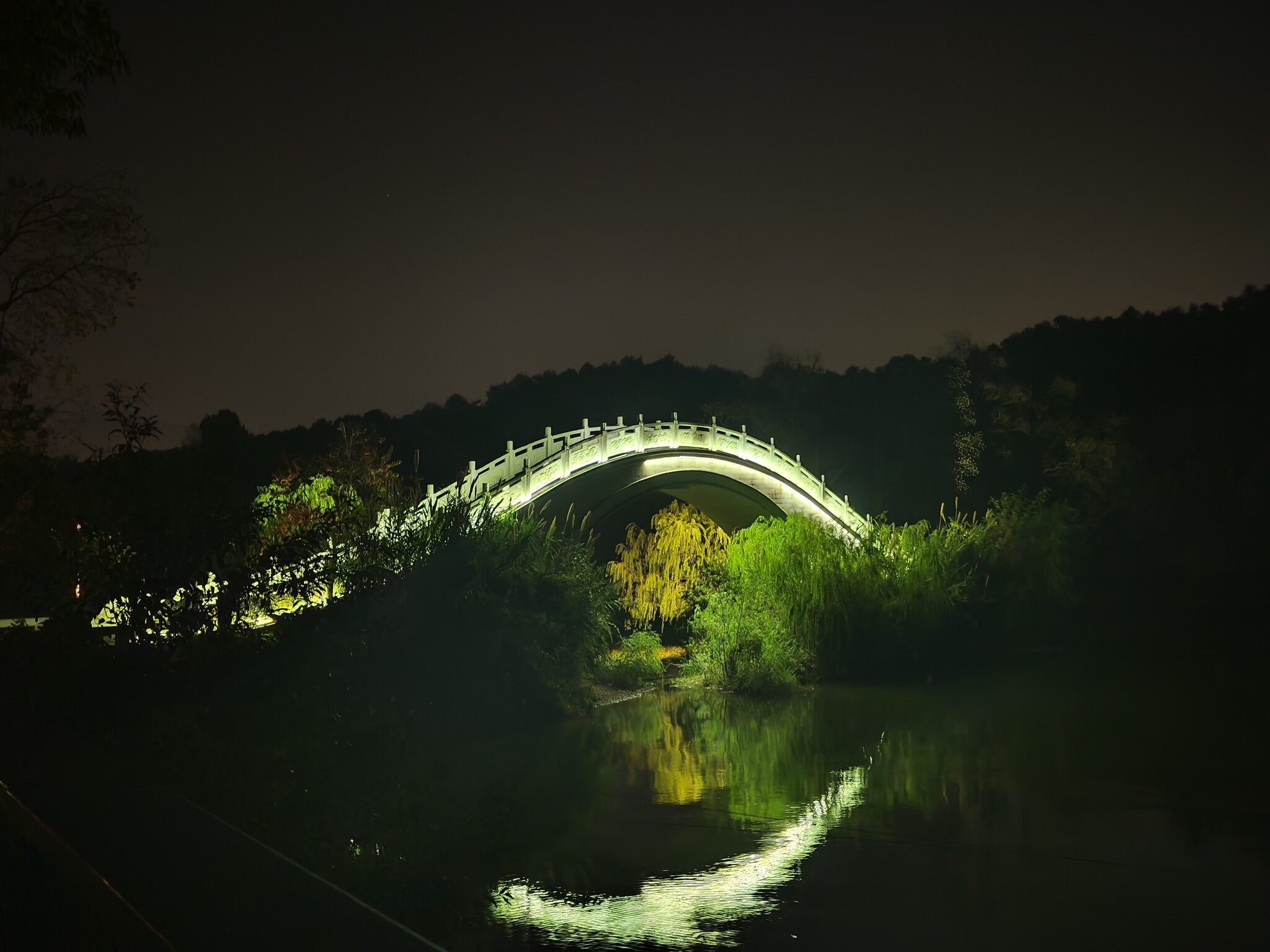 临安青山湖夜景